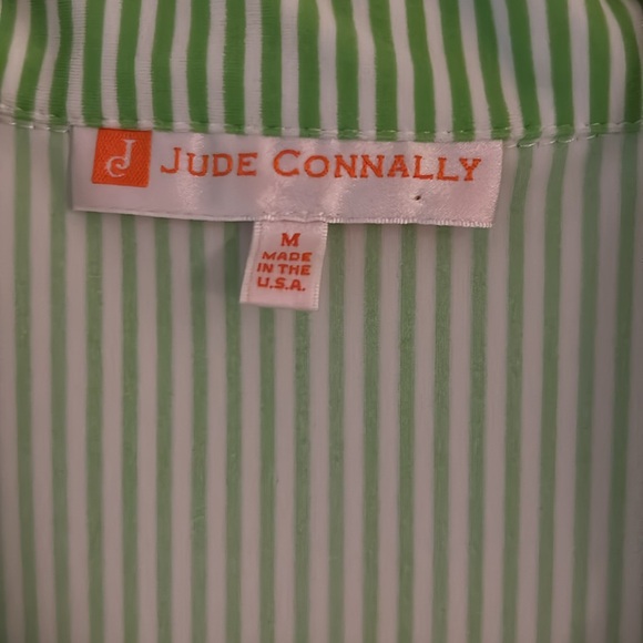 Green and white striped Jude Connally dress - Picture 2 of 3